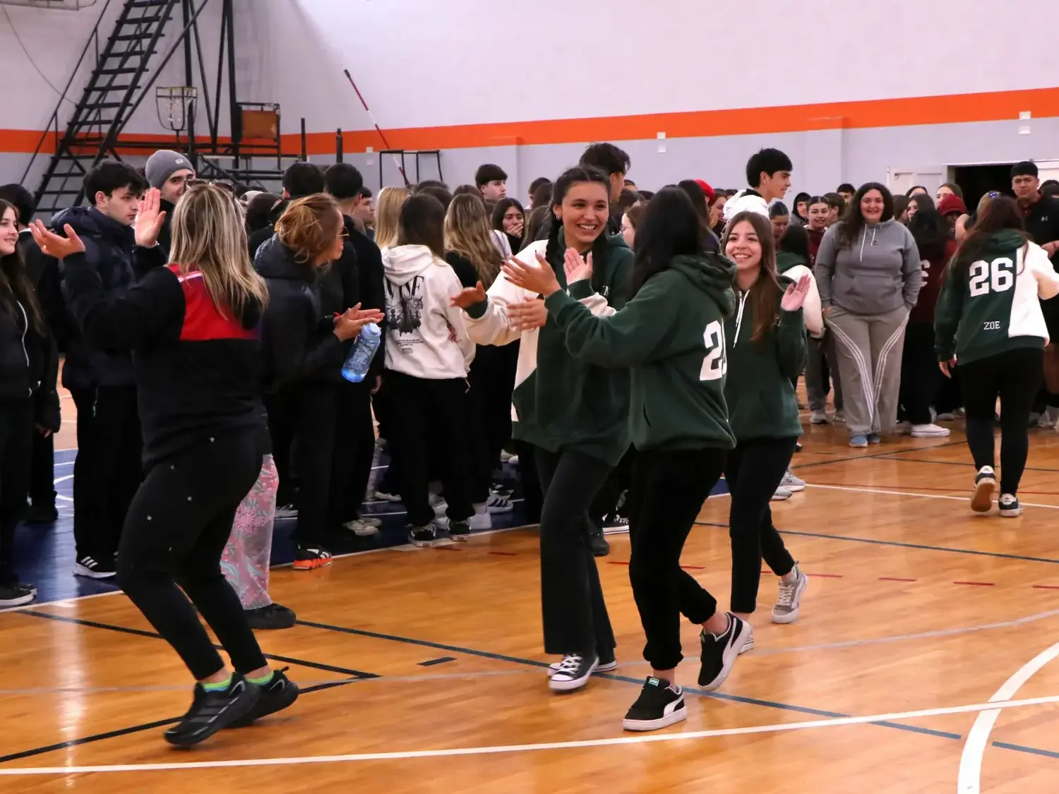 Celebración. Del Día del estudiante en San Cayetano