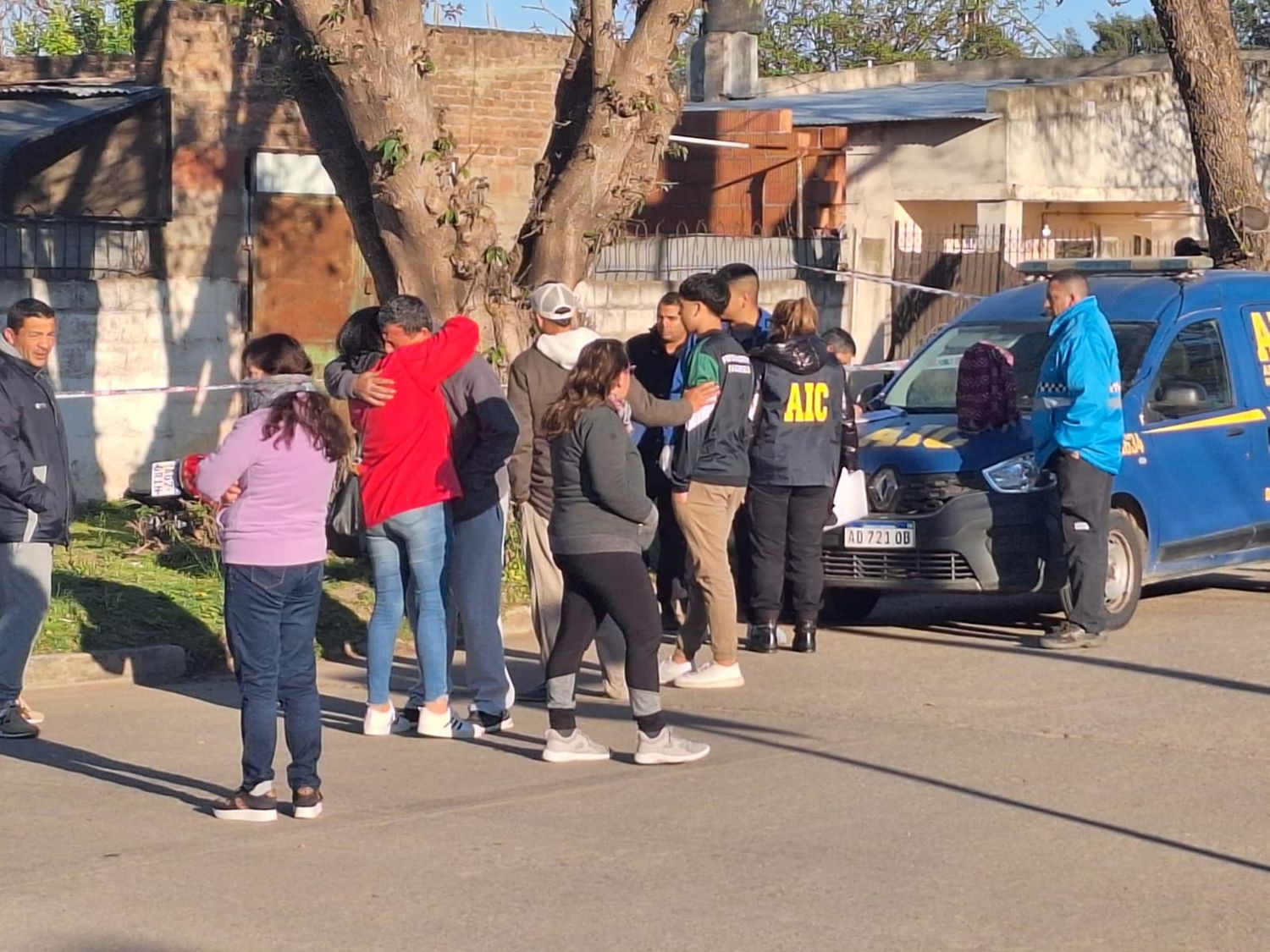 El lugar donde le quitaron la vida a Stella, en calle Cerrito a metros de Chile.