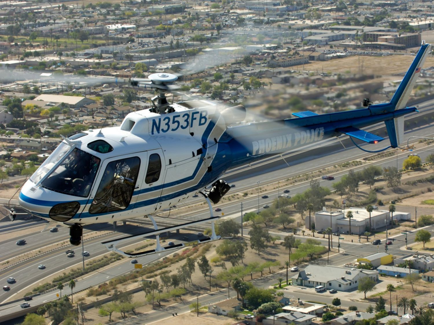 La policía de Phoenix incorpora cinco nuevos helicópteros Airbus H125