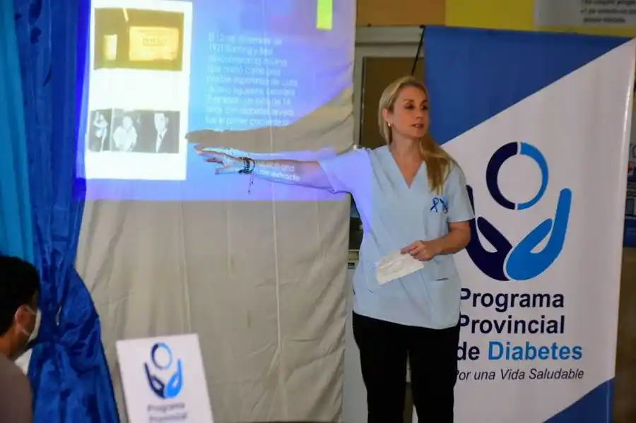 Concientizaron sobre la diabetes en la ciudad capital y en localidades del interior