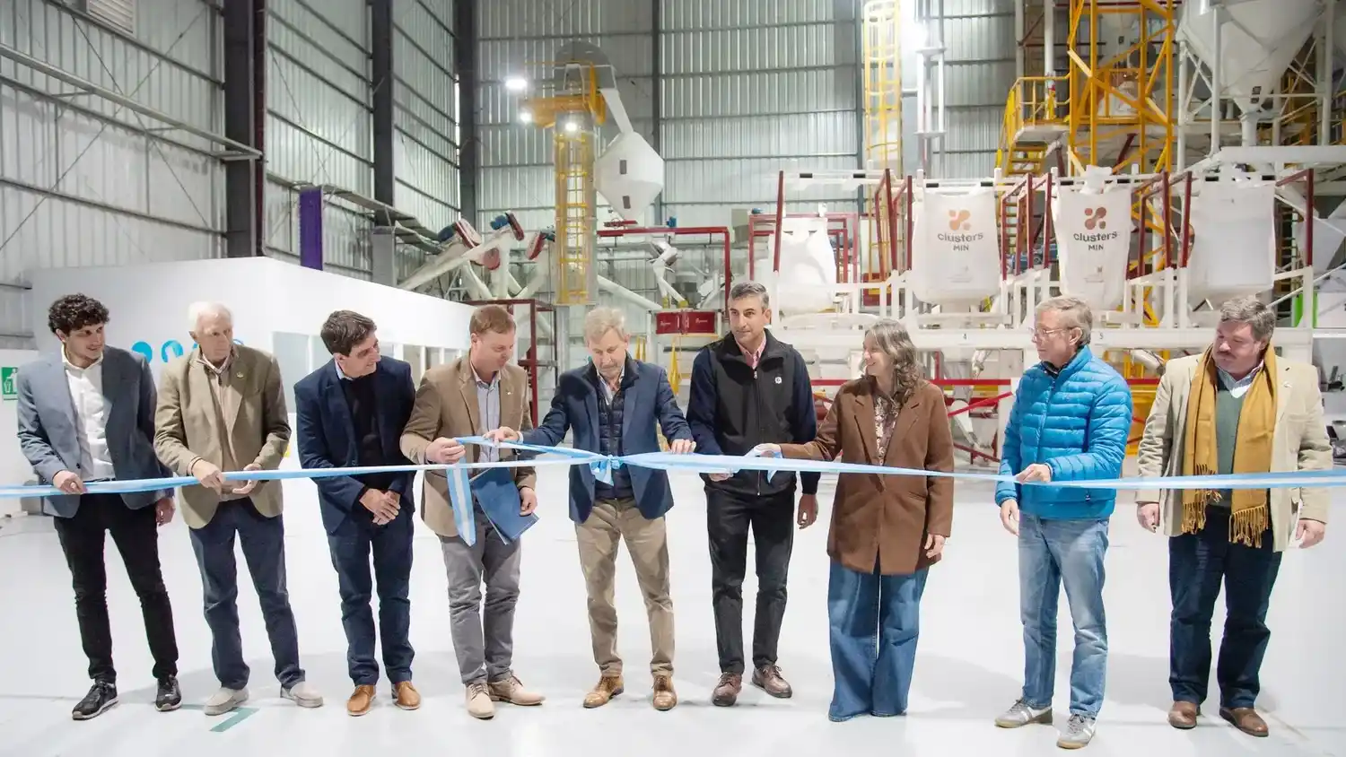 Frigerio inauguró una planta de alimentos balanceados en Hasenkamp que adhirió al RINI