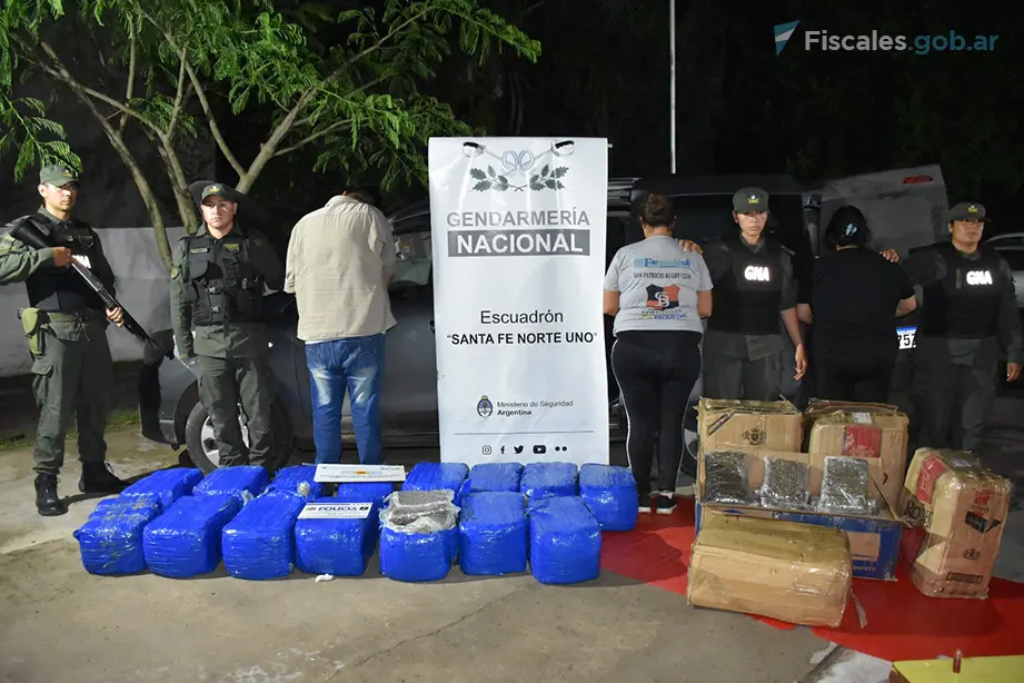 "Son paquetes de fideos", pero al final no... Condenaron a cuatro correntinos que viajaban por Santa Fe con de marihuana
