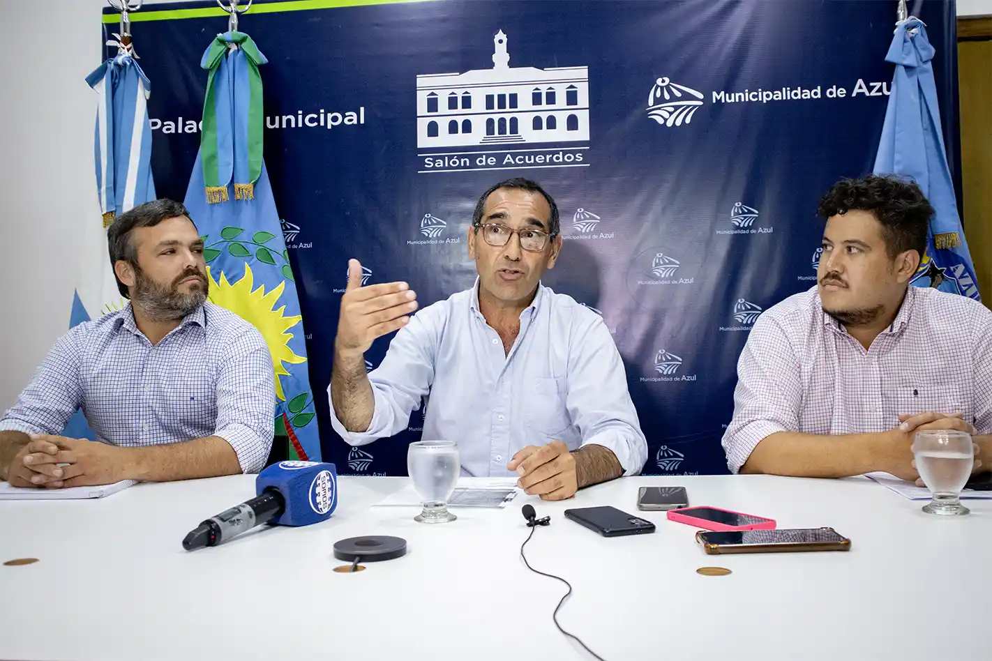 Nelson Sombra, intendente de Azul