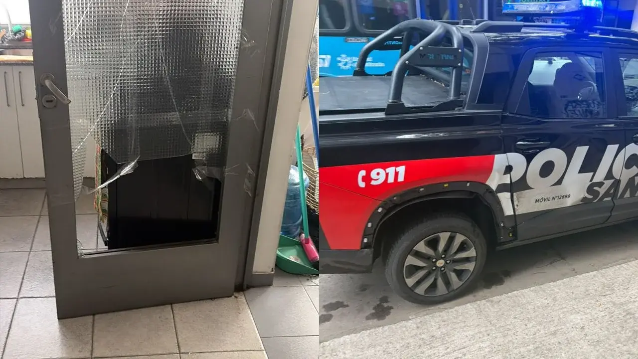 Escruche en el centro de Rosario: rompieron una puerta de vidrio mientras el dueño estaba de viaje