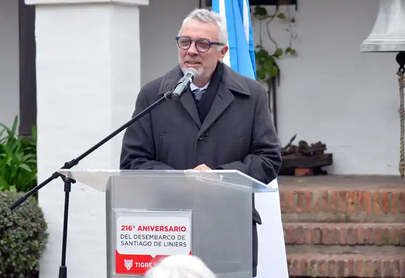 Zamora encabezó la celebración del Día de Tigre, a 216 años del desembarco de Santiago de Liniers