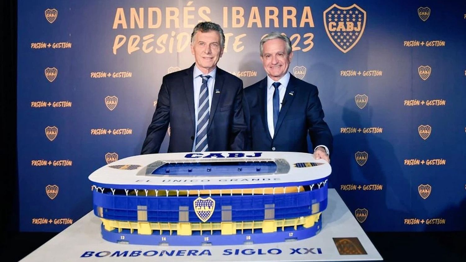 Mauricio Macri y Andrés Ibarra