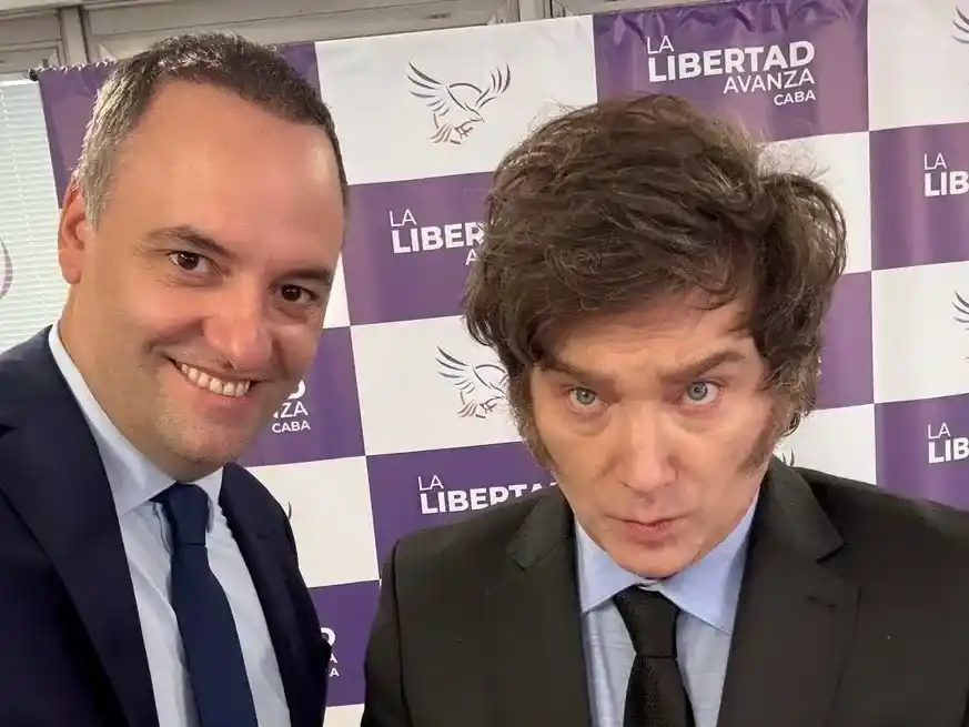 Manuel Adorni, el candidato de LLA en Buenos Aires.