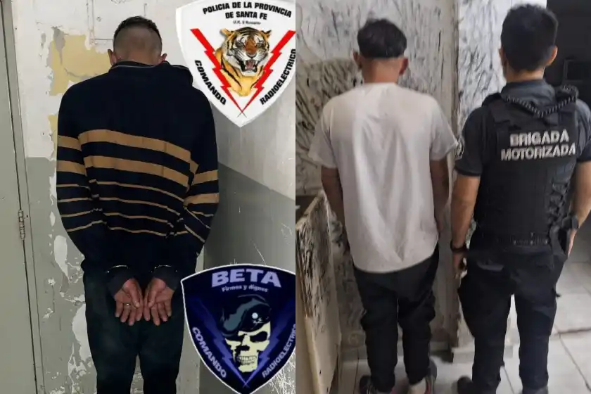 Dos detenidos por robo.