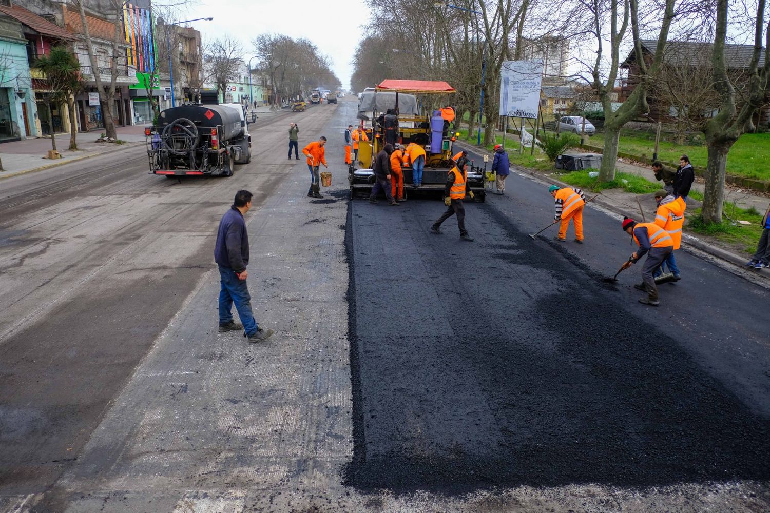 Repavimentarán la avenida Luro entre Jara y Champagnat