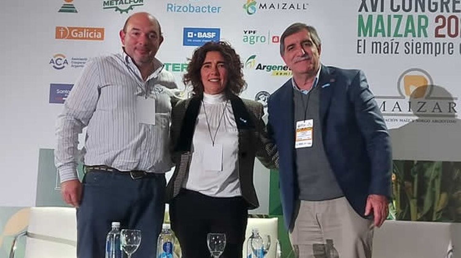 Octavio Caviglia, María Fernanda González Sanjuan y Fernando García.