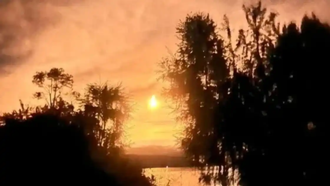 Sorpresa en Bariloche: un meteorito iluminó la ciudad