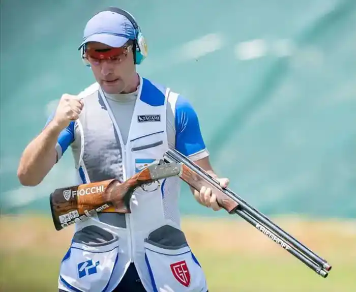 Federico Gil ganó la medalla de plata en tiro y Argentina alcanza su séptima presea