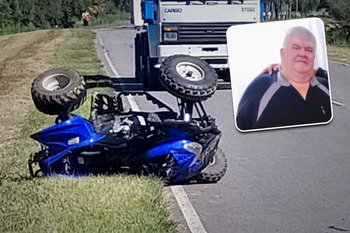 Conmoción en la región: murió un dirigente deportivo tras volcar con su cuatriciclo - 1