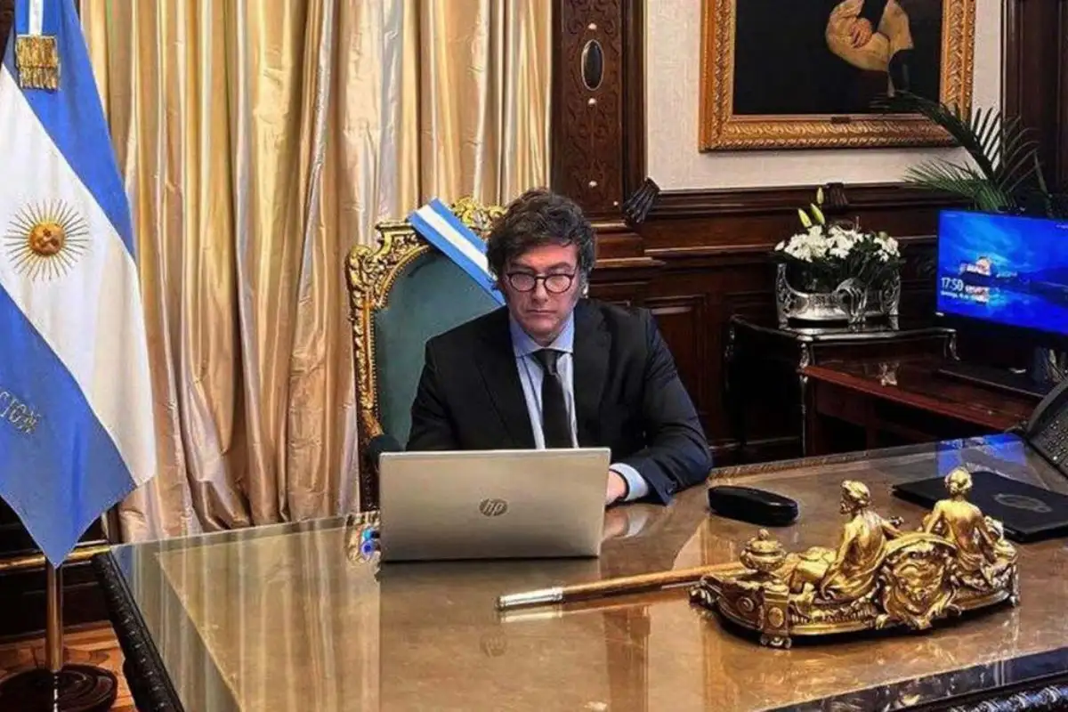 Revés para las intenciones de Milei.