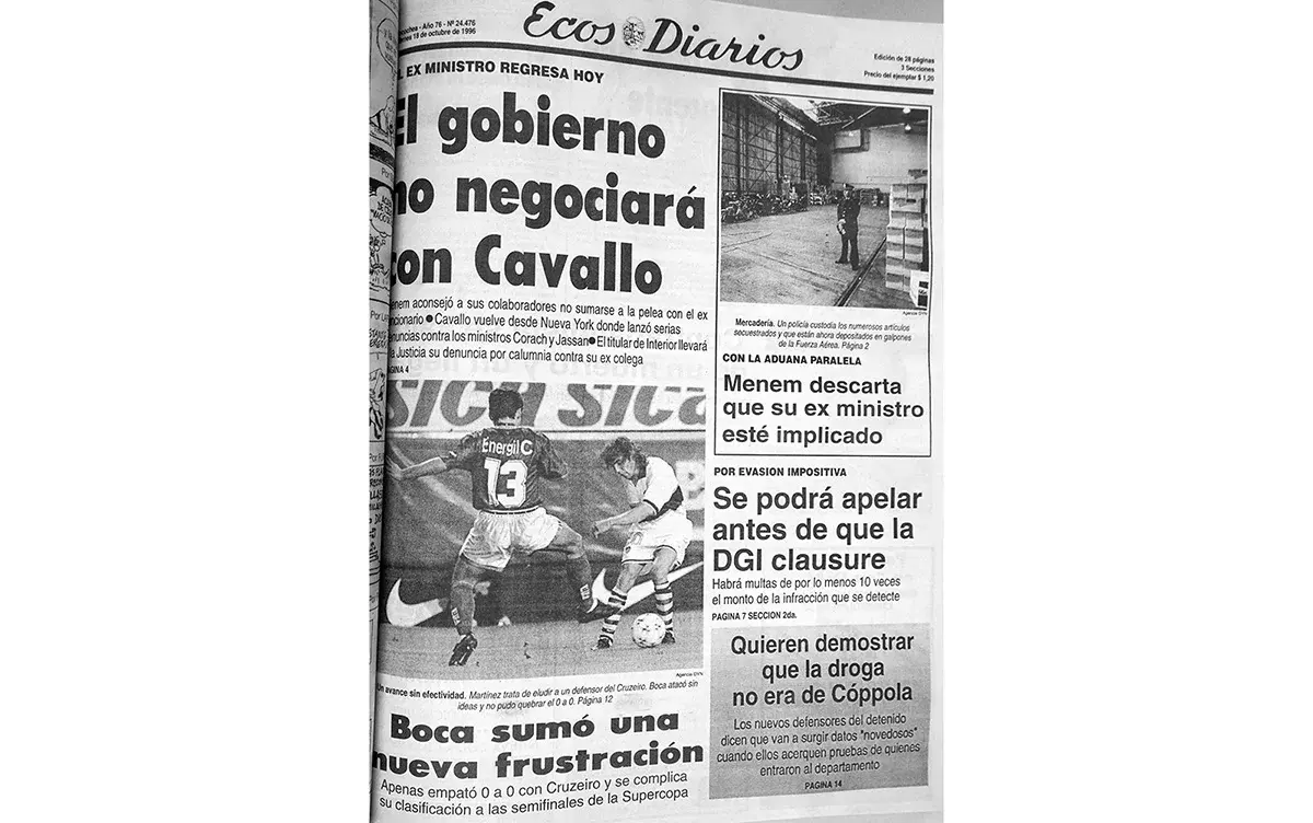 Viernes 18 de octubre de 1996