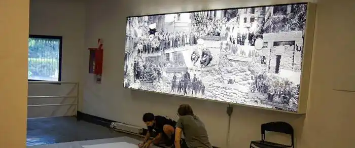 Inauguran instalación con una antología  de poetas argentinos