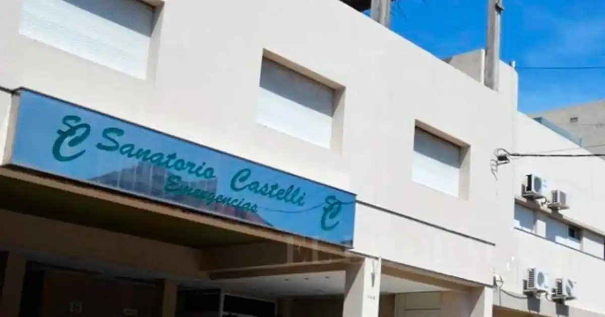 El hombre está internado en la terapia intensiva del Sanatorio Castelli.