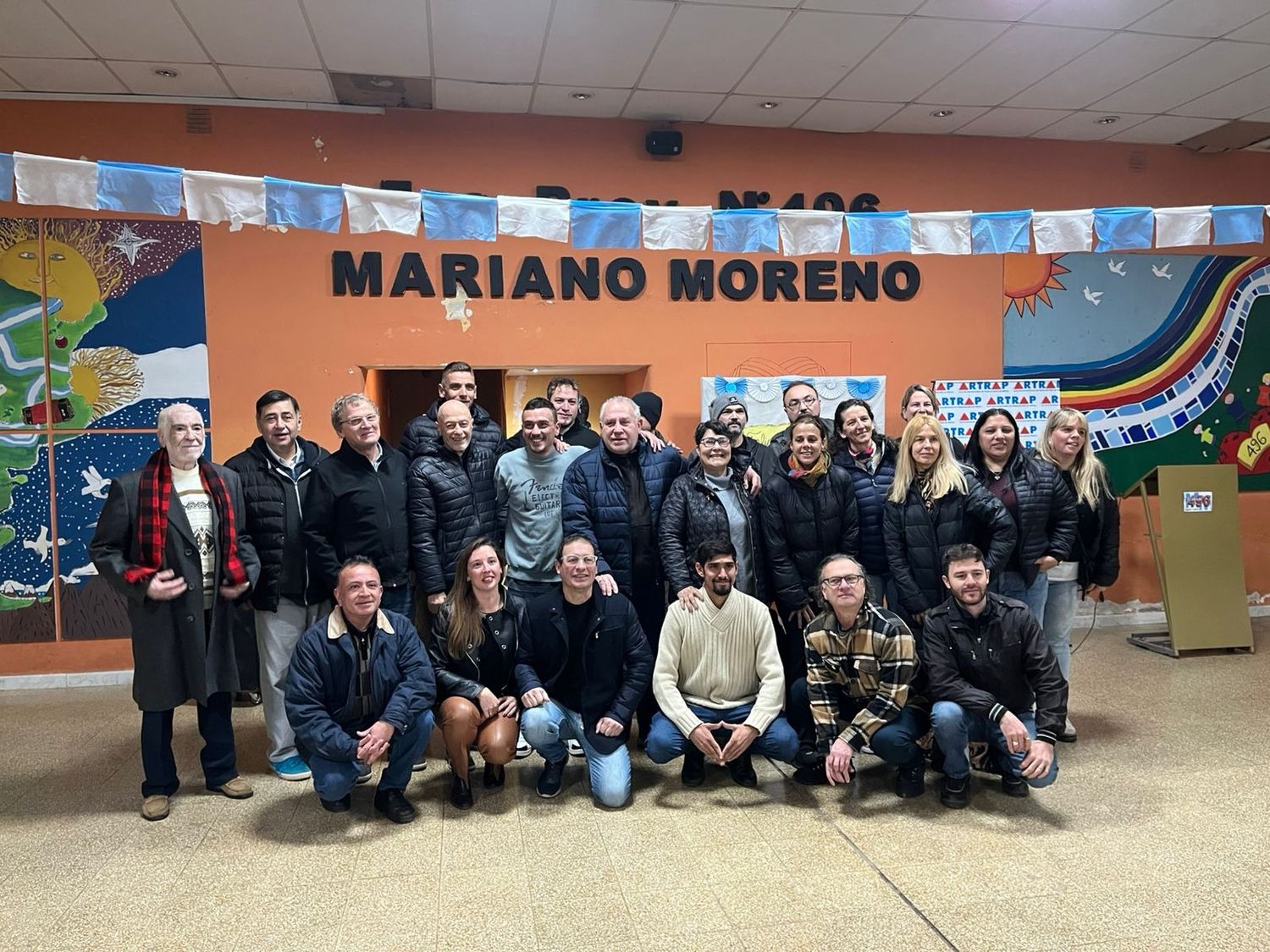 Periodistas acto