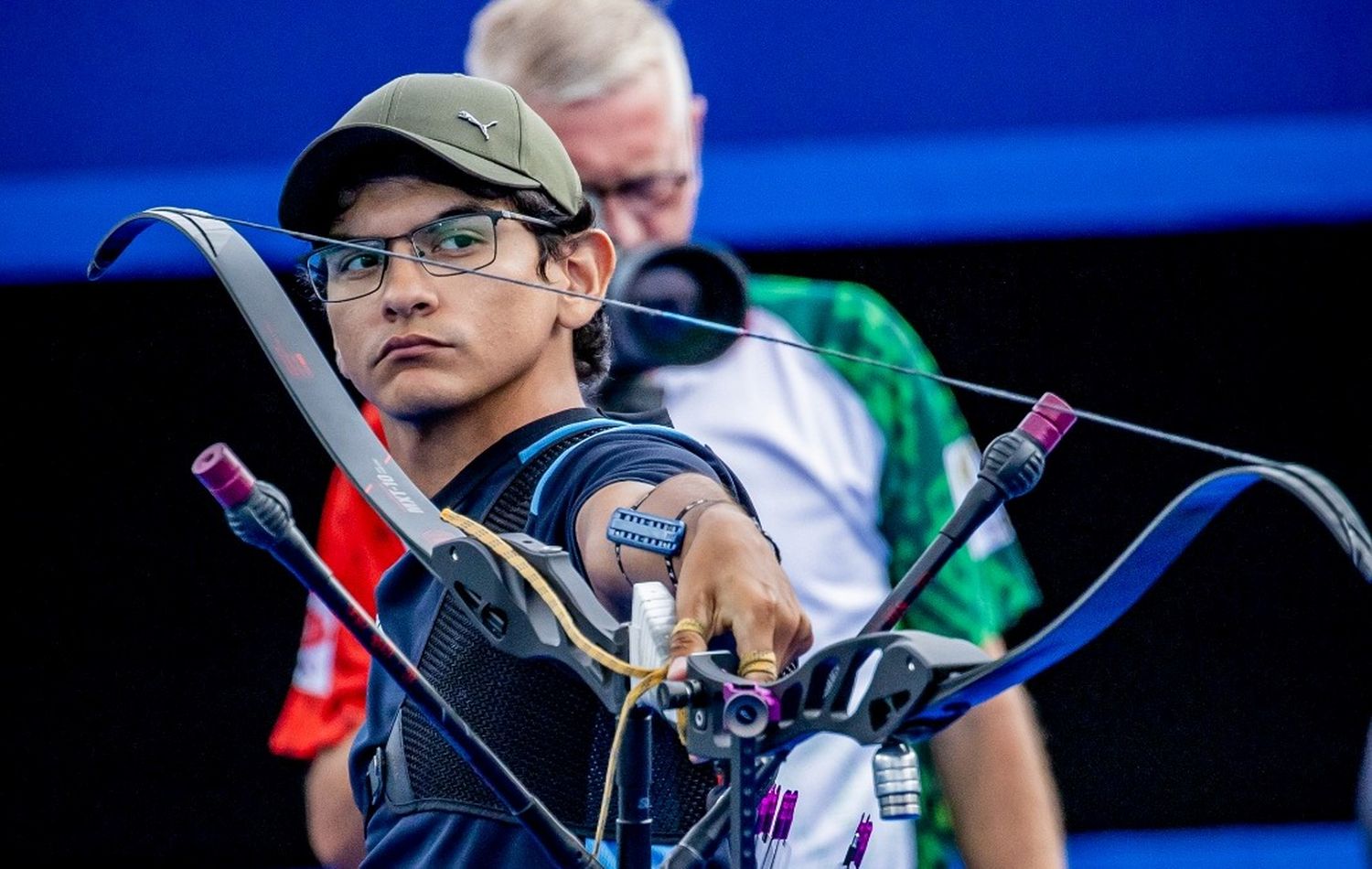 El marplatense Damián Jajarbilla en París 2024. (Foto: World Archery)