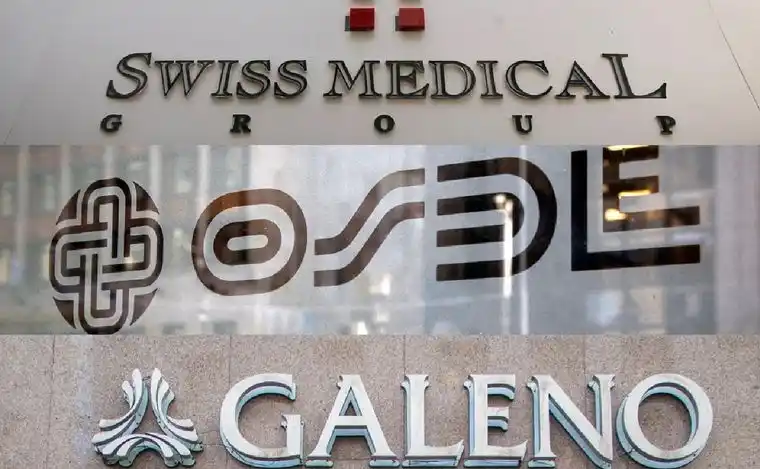 Las empresas alcanzadas por la medida son: Osde, Swiss Medical, Galeno, Omint, Medifé, Hospital Alemán y Hospital Británico.