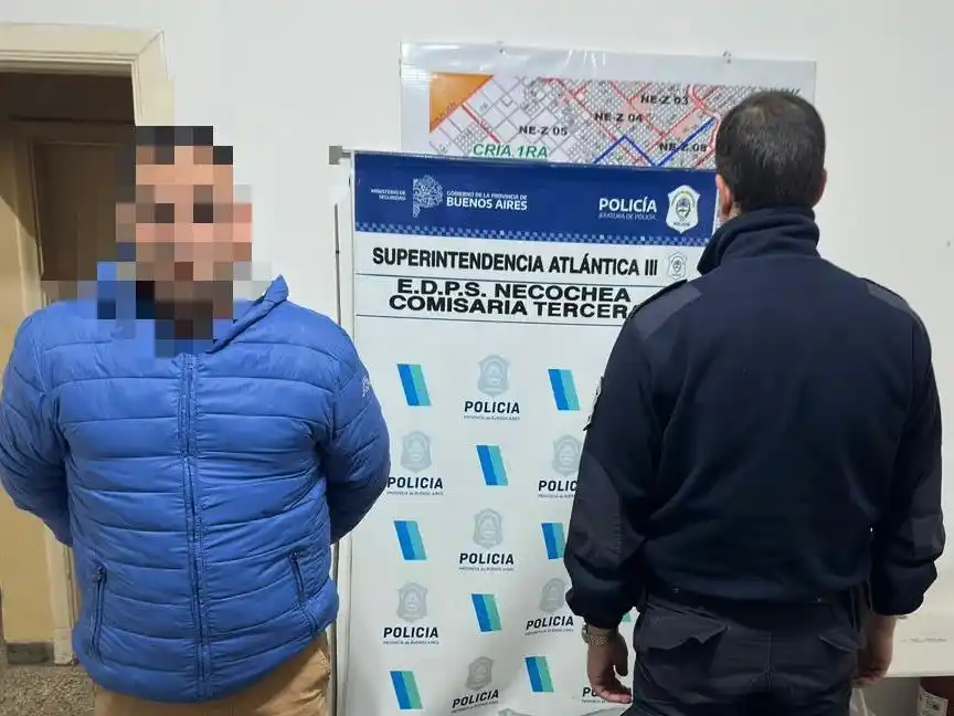 Un hombre aprehendido