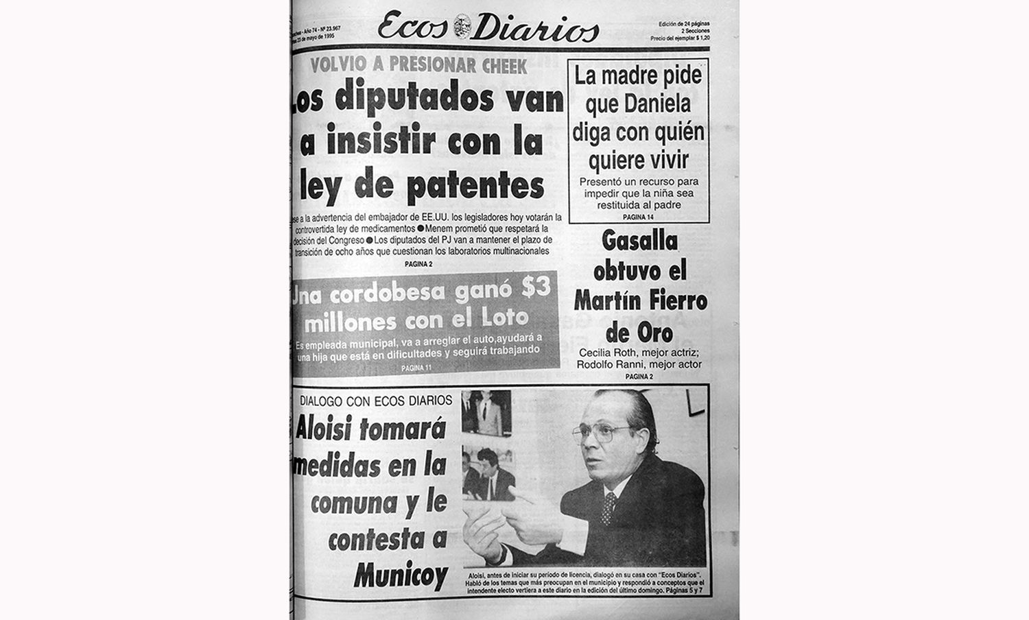 Martes 23 de mayo de 1995