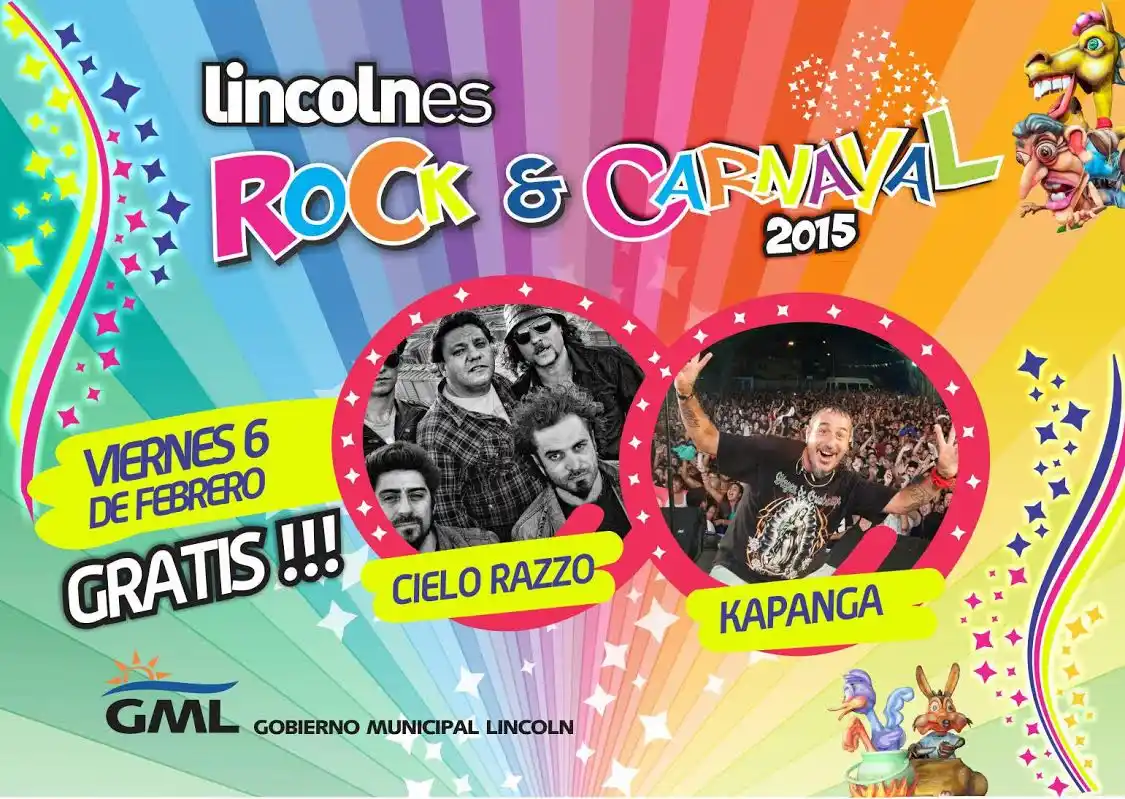 Cielo Razzo y Kapanga en los Carnavales Artesanales de Lincoln