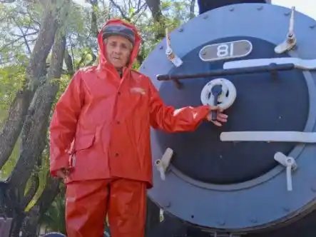 Reconocieron a Ramón Pedro Callero por su labor en la conservación del Museo Ferroviario