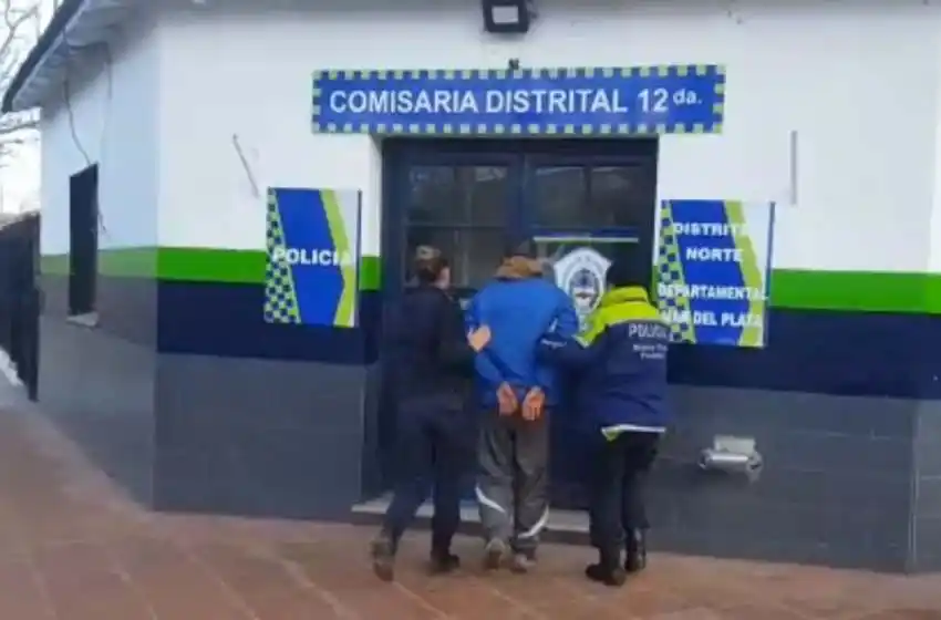 Detuvieron a un hombre que golpeó con hierros a un policía