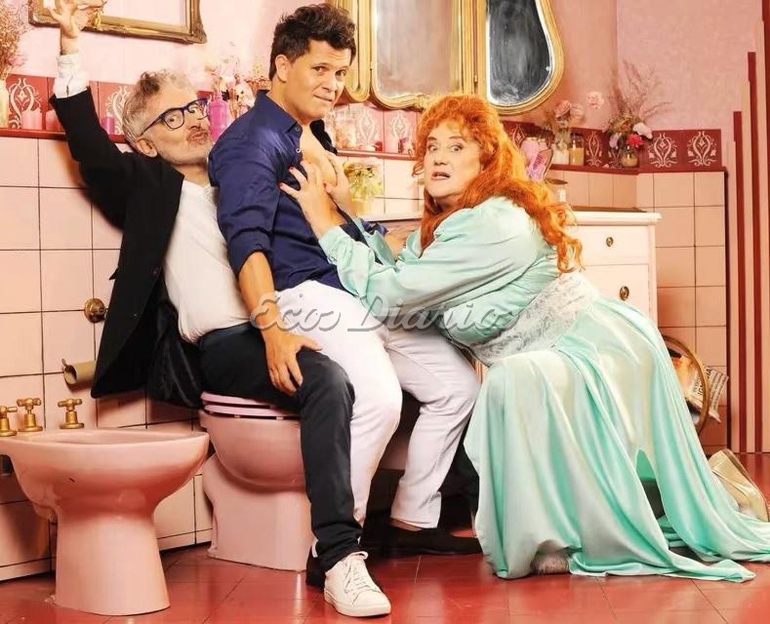 Desopilantes. Héctor Díaz, Darío Lopilato y Verónica Llinás