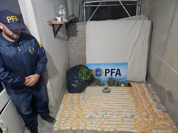 Secuestraron droga en una vivienda de Villa Italia