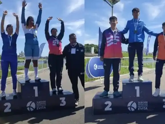 Juegos Evita: primeras medallas para ciclistas rafaelinos en Mar del Plata