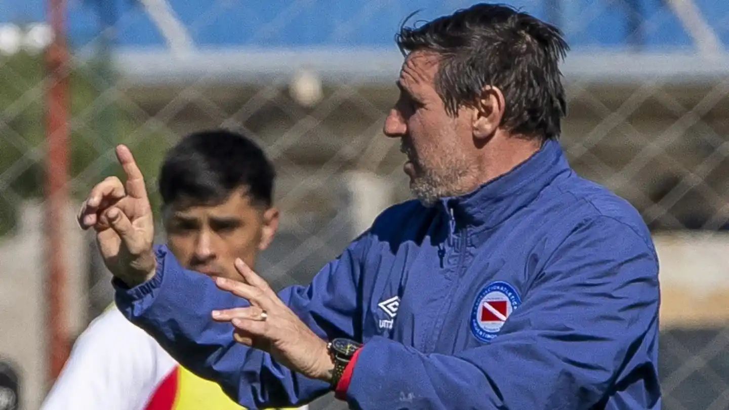 Diez, DT de Argentinos Juniors.