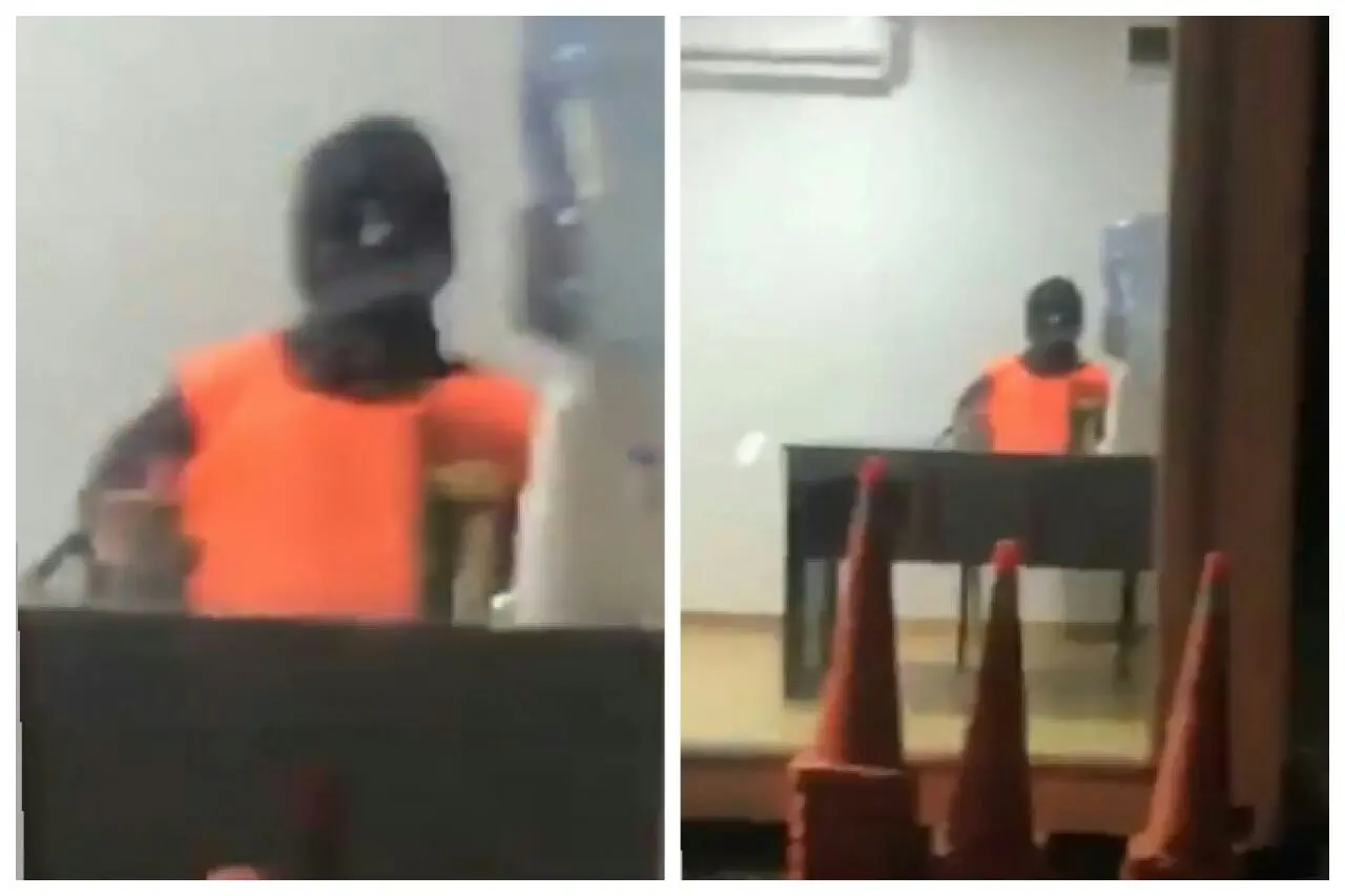 Insólito: La Bonaerense dejó un maniquí disfrazado de policía en un control de Brandsen