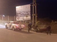 Una mujer sufrió heridas leves tras volcar en Don Bosco