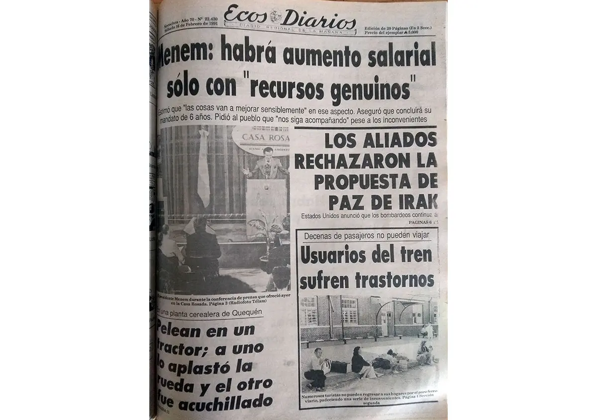 Sábado 16 de febrero de 1991