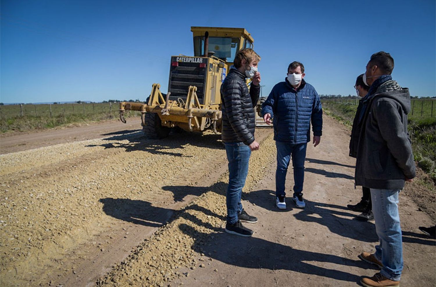 El Municipio realizó el mantenimiento de Caminos Rurales