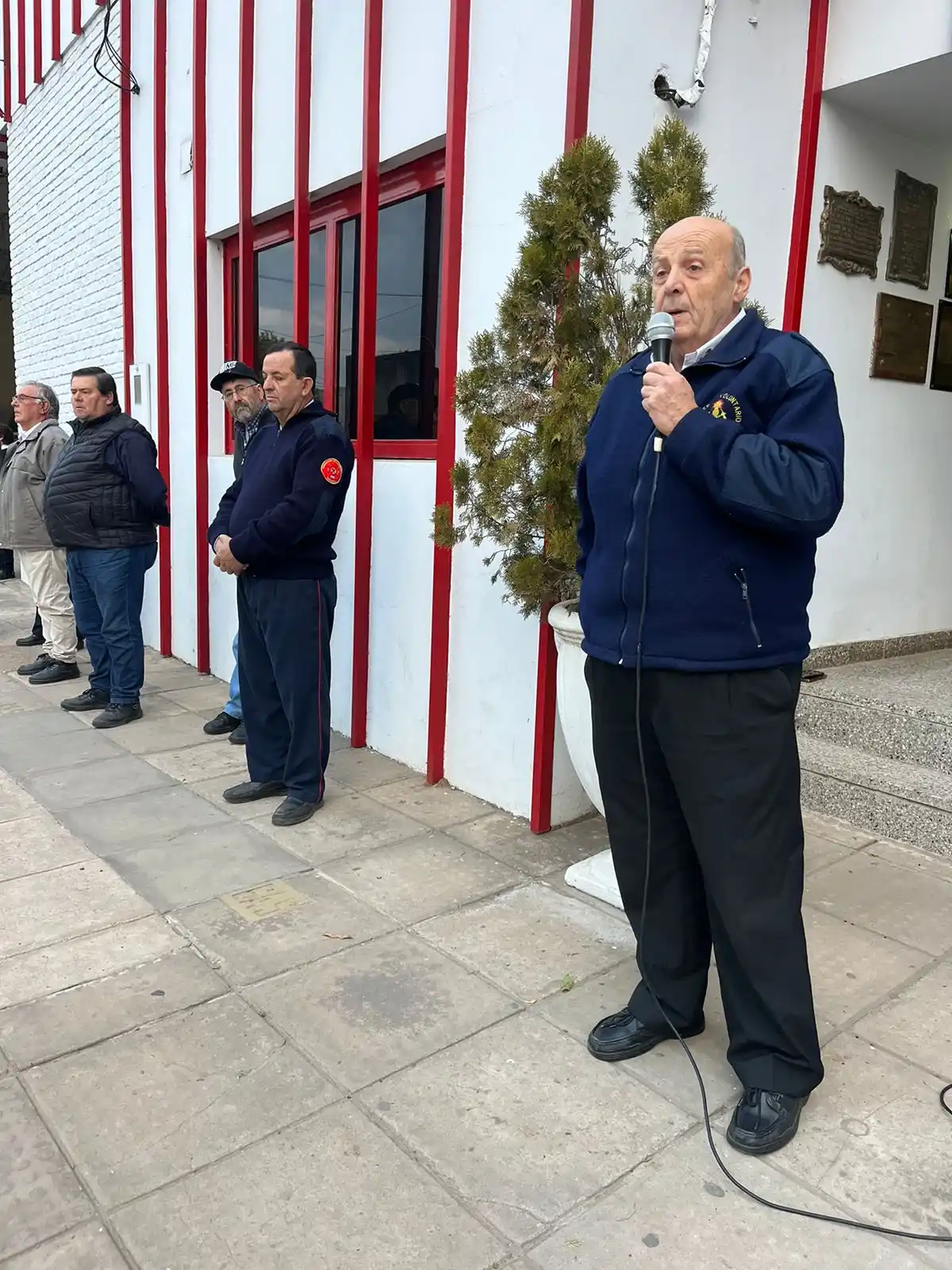 Juan Luis Godino, presidente de Bomberos Gualeguay.