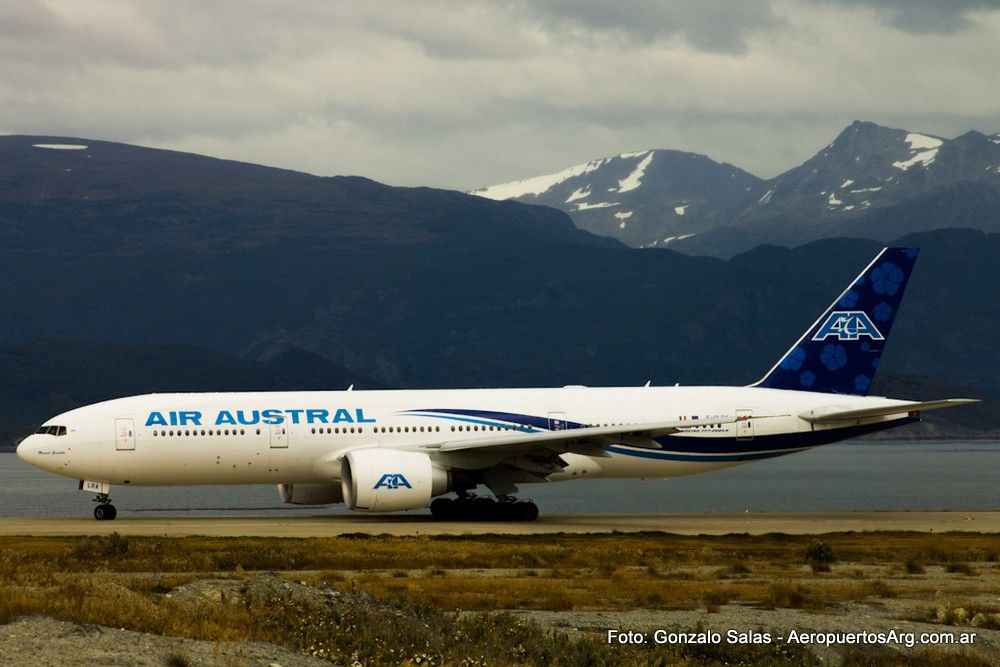 [Spotting] Boeing 777 de Air Austral en Ushuaia