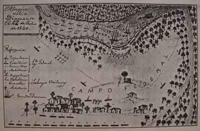 El Ejército de Lavalle se embarca en la escuadra francesa en Punta Gorda