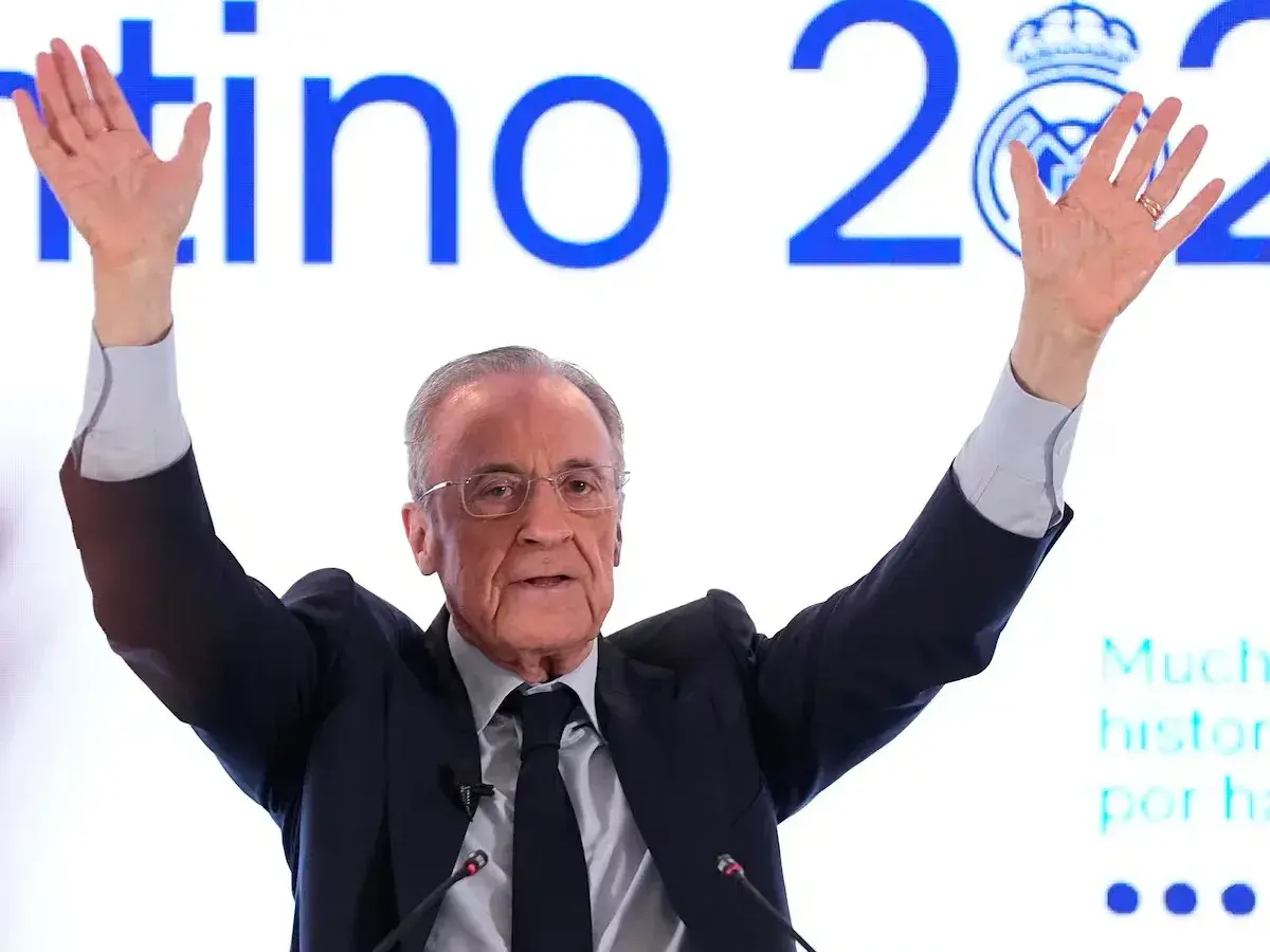 Florentino Pérez ganó las elecciones del Real Madrid con el 65% de los votos. Foto: El País