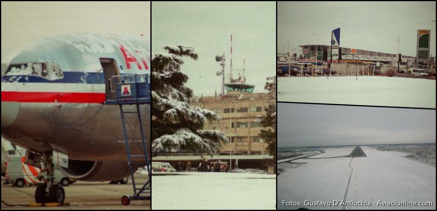 A 14 años de la histórica nevada en Buenos Aires: fotos de Ezeiza
