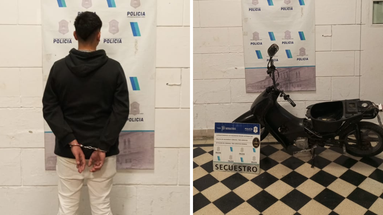 Aprehendido tras evadir un control policial y resistirse a la autoridad