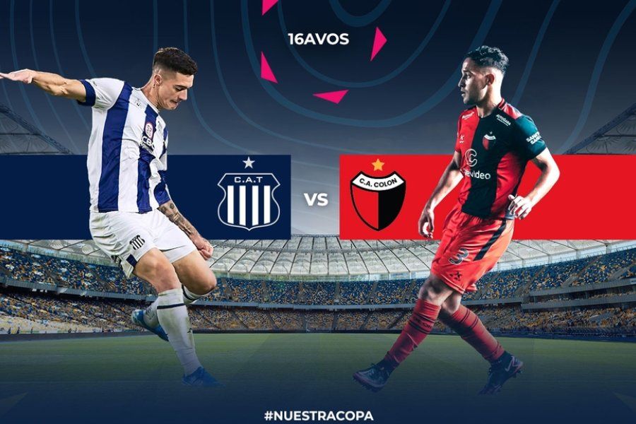 Colón y Talleres se enfrentan por 16avos de final en Rosario