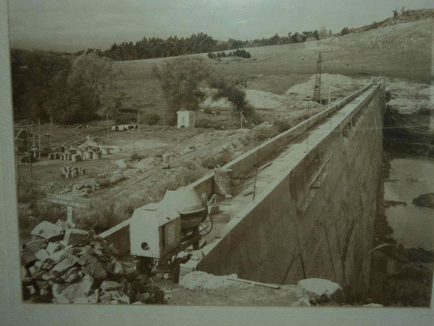 Así construían el Dique de Tandil: mirá las fotos