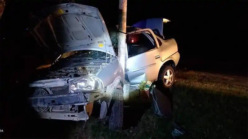 En Viale un violento choque ocurrió en las primeras horas de este jueves