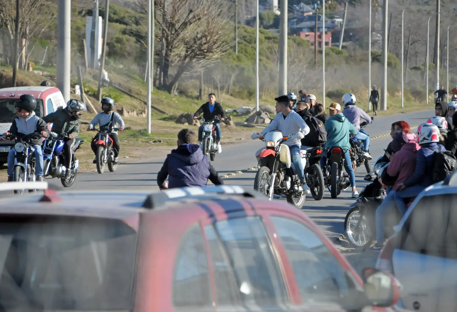 Preocupación por las picadas en avenidas de la ciudad