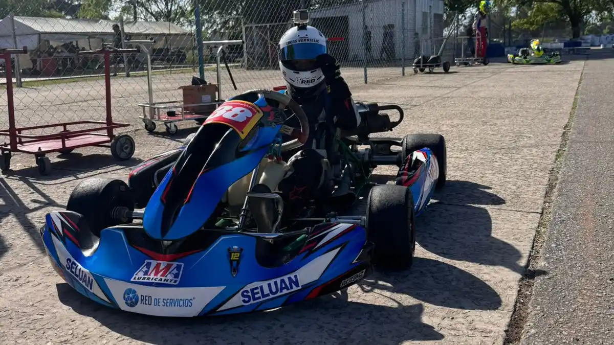 Lucas Verriello tuvo su primera fecha en Categoría Junior