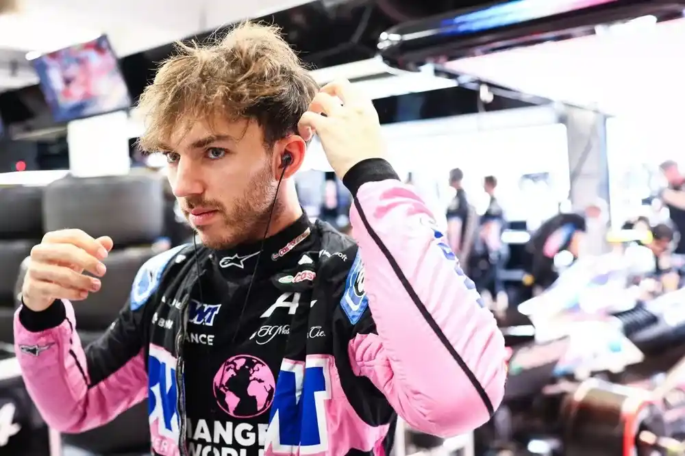 Pierre Gasly, piloto francés que corre en la escudería Alpine.