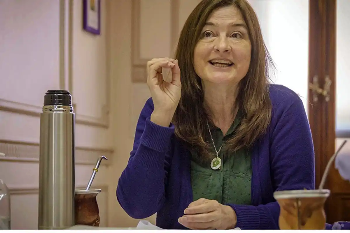 Estela Díaz, ministra de Mujeres y Diversidad de la Provincia.